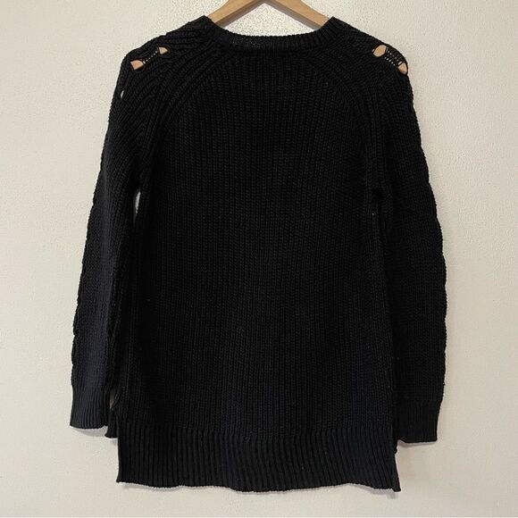 Altar’d State Black Knitted Sweater - Size: XS - Picture 2 of 8